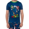thumbnail image 5 of Nintendo Super Mario Pajamas Big Boy's Snug Fit Short Sleeve Pant Set, 5 of 5