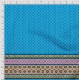 thumbnail image 3 of Soimoi Modal Satin Fabric Swirl,Leaves & Floral Panel Print Fabric by Yard 42 Inch Wide, 3 of 3
