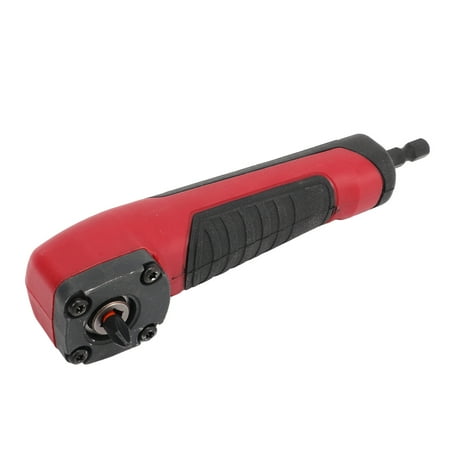 

2024 Right Angle Drill Adapter Hex Interface Electric Screwdriver Corner Attachment with Magnetic Bit Set Red g