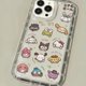 thumbnail image 3 of Sanrio funda transparente Hello Kitty para Samsung Galaxy S23 Ultra S22 S21 FE S20 S10 Plus Note 20 10 Pro A34 A54 A33 A53 A32 A52, 3 of 5