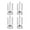 Argent 6cm, variant on 4x M10 Thread Bed Frame Legs Furniture Support Legs for Sofas Cafe Bathroom Black 8cm