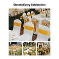thumbnail image 2 of KFFKFF Satin Chair Sashes Bows, 100PCS Chair Ribbon Ties, 7 x 108 inch, Gold Decoration for Weddings, Baby Showers, Parties, Events, Banquets, and Chair Covers, 2 of 9