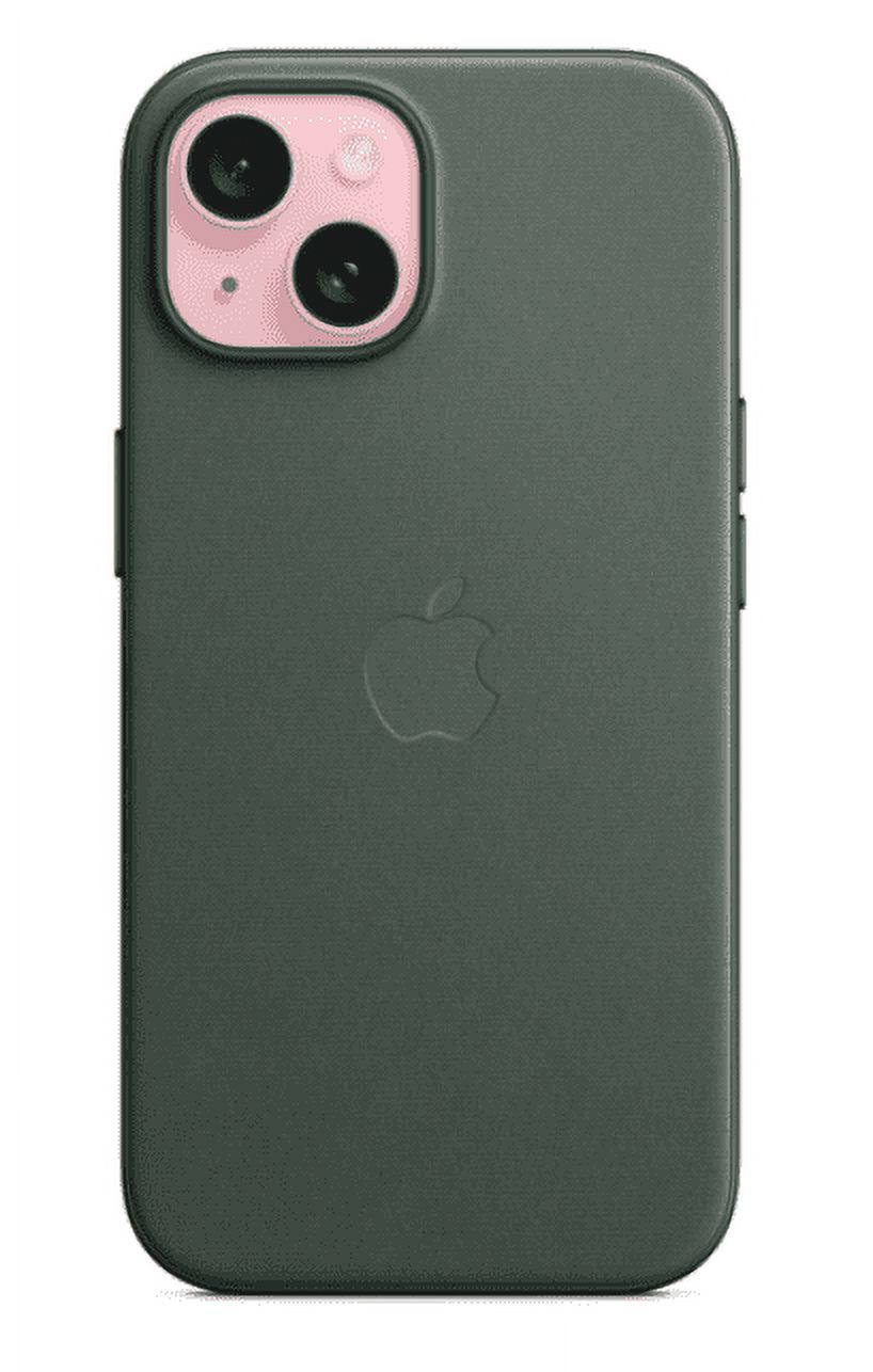 Apple iPhone 15 FineWoven Case with MagSafe - Evergreen