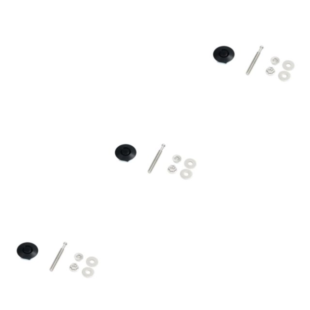 Wweixi Car Modification Sleek And Lightweight Hood Lock Various Styles Offered black DP16-32 3Set