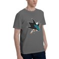 thumbnail image 2 of San Jose Sharks Fashion Men'S Short Sleeve T-Shirt Deep Heather X-Large, 2 of 5