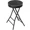 Black(26"H 1PK), variant on TAVR Furniture 1 Pack 18 inch Folding Bar Stool with Backrest and Handle for Adults up to 350lbs for Outdoor