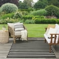thumbnail image 5 of Nourison Positano Indoor/Outdoor Black Ivory 4' x 6' Area Rug (4x6), 5 of 9
