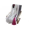 thumbnail image 3 of Fashion Soft Flannel Fleece Blanket, Young Woman Looking at a Shoe Store Shopping Female Dressing on Plain, Cozy Plush for Indoor and Outdoor Use, 70" x 90", Hot Pink Charcoal Grey, by Ambesonne, 3 of 5
