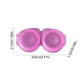 thumbnail image 3 of EARKITY Contacts Lens Case Double Lens Case Portable Small Travel Storage Box Companions Box Great Looking Travel Contacts Lens Storage Box Compact Holders, 3 of 6