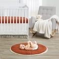 thumbnail image 2 of Sweet Jojo Designs Boho Fringe Orange and Ivory Baby Play Mat, 2 of 4
