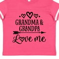 thumbnail image 4 of Inktastic Grandma Grandpa Love Me Arrow Boys or Girls Toddler T-Shirt, 4 of 5
