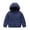 Navy, variant on TKKCS Boys Hooded Puffer Jacket Lightweight Zip Up Windproof Soft Warm Winter Coat with Pockets Black 11-12 Years