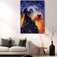 thumbnail image 5 of Scottish Deerhound Dog Canvas Starry Night Van Gogh Canvas for Living Room Oil Painting Artwork Landscape Canvas Artwok for Living Room Bedroom Home Decorations Wall Decor Large, 5 of 6