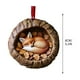thumbnail image 2 of Lindo colgante decorativo de acrílico con forma de árbol de Navidad | Adorno navideño original | Decoración festiva para árbol | Dije acrílico reutilizable, 2 of 4