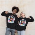 thumbnail image 4 of Hippie Rottweiler Portrait Watercolor Tie-Dye Vintage Styles Sweatshirt Unisex Merch Rottie Dog Lover Gifts Idea - 00014, 4 of 6