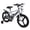 Silver-gray, variant on HappyToysWorldFLASHING WHEELS Kids Bike 16 & 18 Inch - Light Up Training Wheels, Easy Adjust Seat, Lightweight Aluminum Frame, First Bike for Boys and Girls