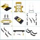 thumbnail image 2 of Piezas de Carcasa de Plástico para Coches de Carreras RC Axiales SCX10 90046 90047 CUTICAT Amarillo, 2 of 8