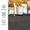 thumbnail image 4 of Pure Garden Rubber Deck Tiles 8-Pack - 28SQFT Outdoor Flooring Pavers, Gray, 4 of 10