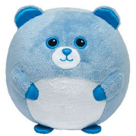 TY Beanie Ballz - BLUEY the Blue Bear w/ Rattle (Regular Size - 5 inch)