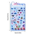 thumbnail image 5 of Sylvtty 3D Panda Bunny Puffy Stickers Faux Gem Relief Stickers for Phone Decoration Cute Cartoon Stickers for Kids DIY Crafts, 5 of 7
