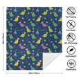 thumbnail image 5 of Cute Dinosaur Cartoon Pattern Soft Sherpa Fleece Throw Blanket, Warm Cozy Plush Blanket for Sofa Bed Couch, All Season, 50"x60", 5 of 5