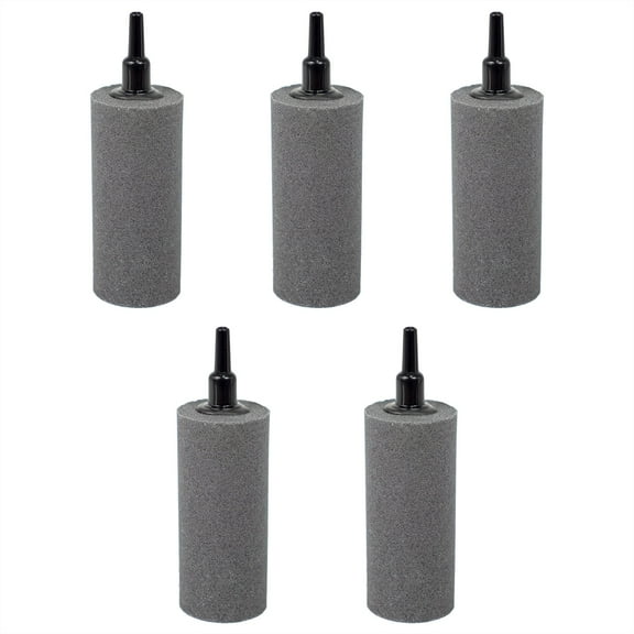 Aqua Dream Air Stone 3 Inch Cylinder Diffuser for Fish Tank Aquarium Air Pump One Pack of 5pcs