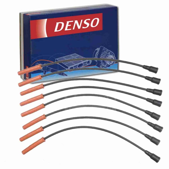 DENSO Spark Plug Wire Set compatible with Ford F-250 Super Duty 6.2L V8 2011-2015