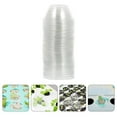 TUIBELY 100Pcs Plastic Grow Domes for Hydroponic Plants