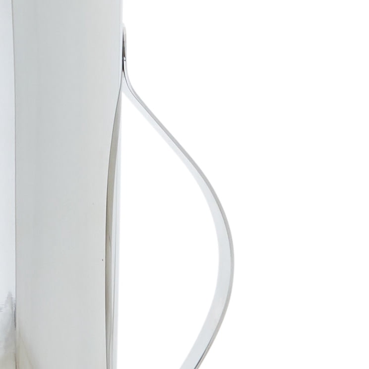 MoDRN Industrial Stainless Steel Asymmetrical Mirrored Water Pitcher