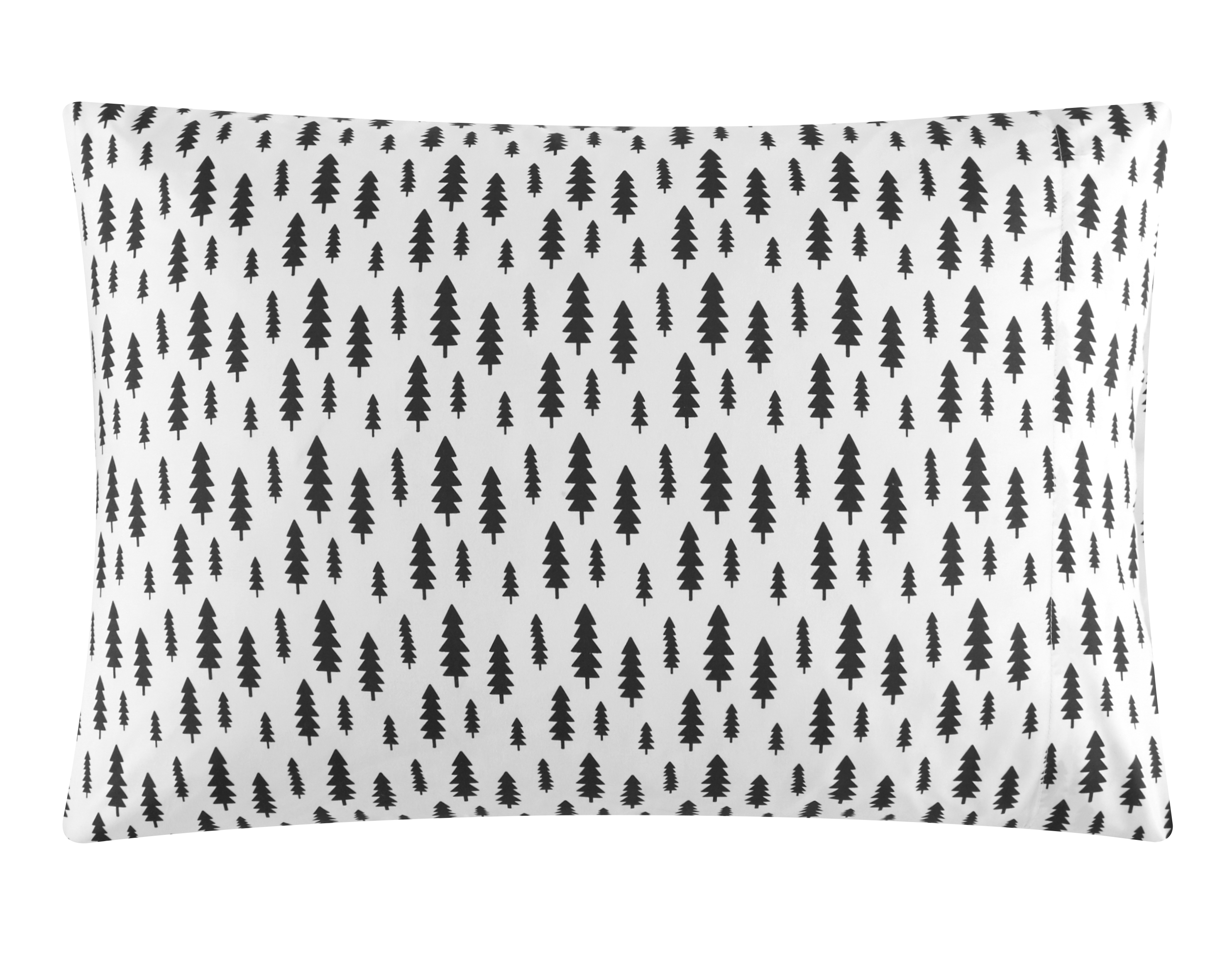 Dearfoams Super Soft 7-Piece Black and White Checkered Bed in a Bag Bedding Set, King