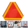 thumbnail image 3 of 1Ensemble Panneau d'Avertissement Triangle Réfléchissant pour Conduite de Nuit et Véhicules à Basse Vitesse, 3 of 8