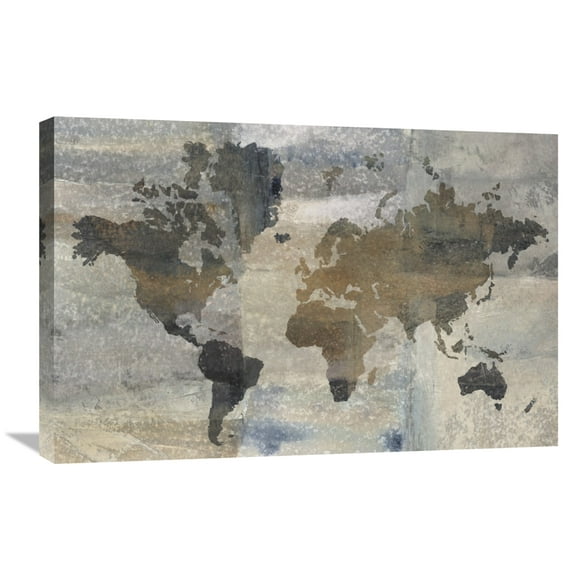 Global Gallery's Avery Tillmon 'Stone World' Stretched Canvas Wall Art
