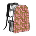 thumbnail image 3 of Easygdp Cartoon Pigs Clear Backpack, Transparent Bookbag for School for Women Men, Capacity Clear Bag for College, Travel, 3 of 7