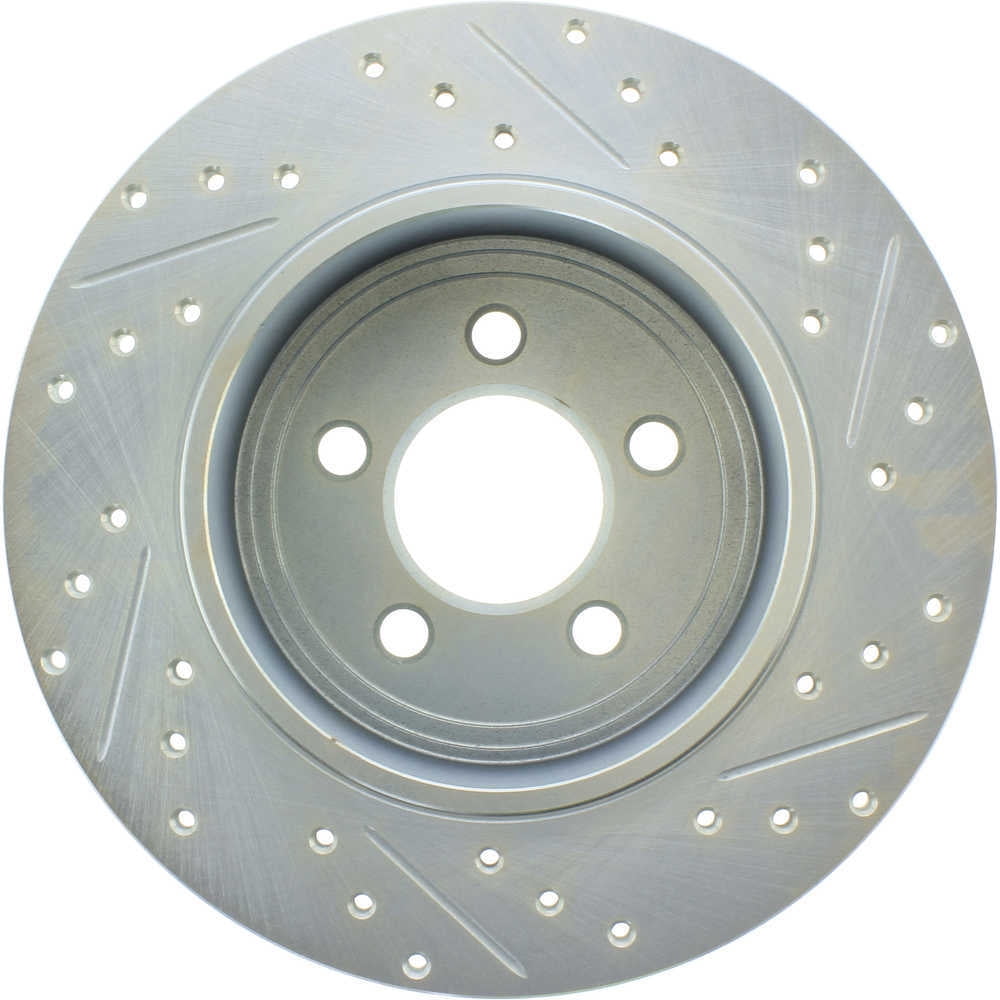 Stoptech 227.63060R Select Sport Slotted & Drilled Right Rear Brake Rotor for 06-15 Dodge & 05-15 Chrysler 300 Fits select: 2014-2015 CHRYSLER 300C, 2022 DODGE CHARGER
