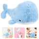 thumbnail image 2 of Juguete de ballena de peluche, muñeco de ballena de peluche flexible para el hogar, juguete decorativo de ballena, juguete de ballena abrazable, 2 of 5