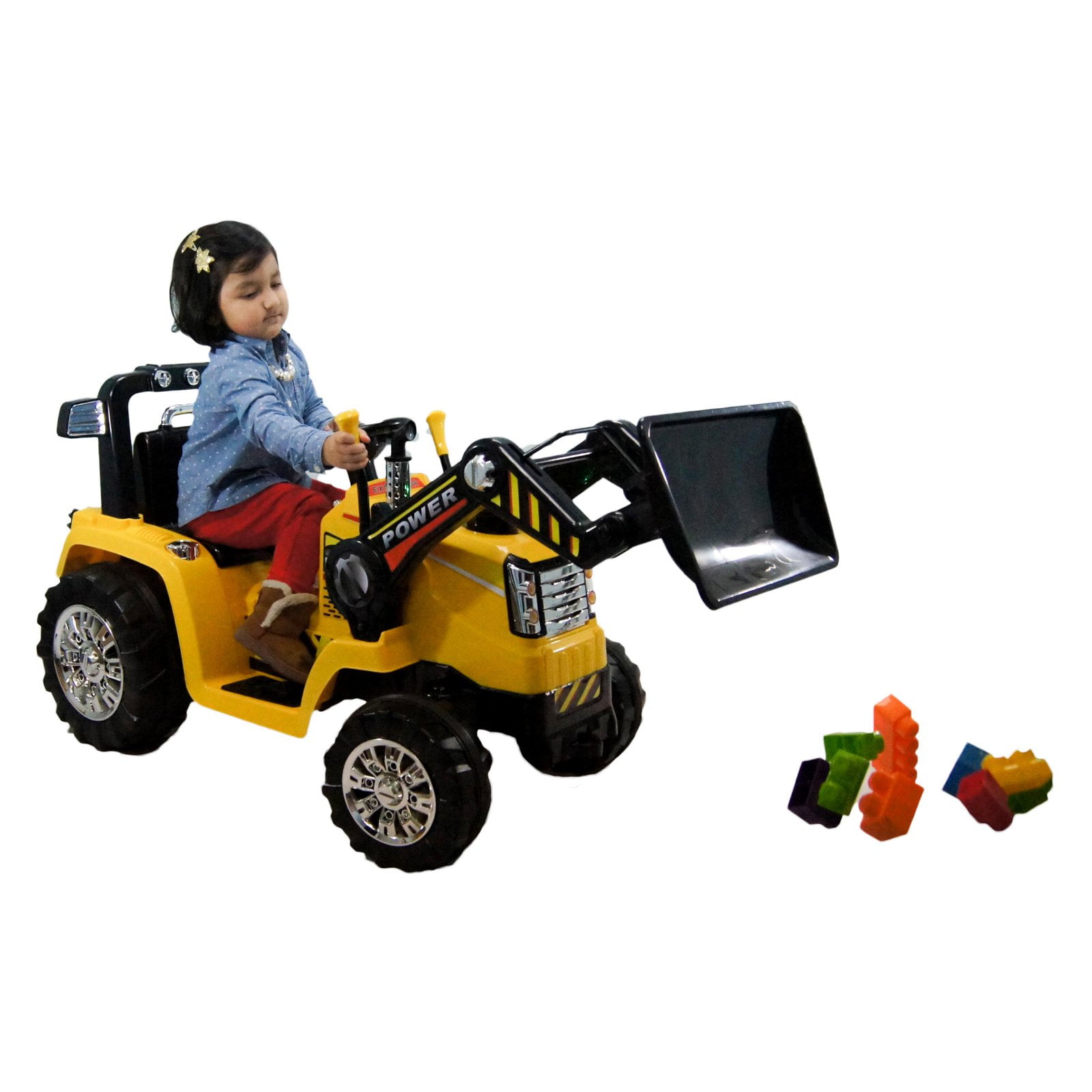 12 volt ride on tractor