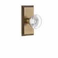 thumbnail image 4 of Grandeur Bordeaux Crystal Door Knob with Carre Plate, 4 of 6