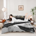 thumbnail image 2 of Erosebridal Chic Minimalism Duvet Cover Full, Gold Circle Bedding Sets Full Size, Abstract Geometry Reversible Comforter Cover Full, Microfiber Room Decor, 7 Pieces（No Comforter）, 2 of 5
