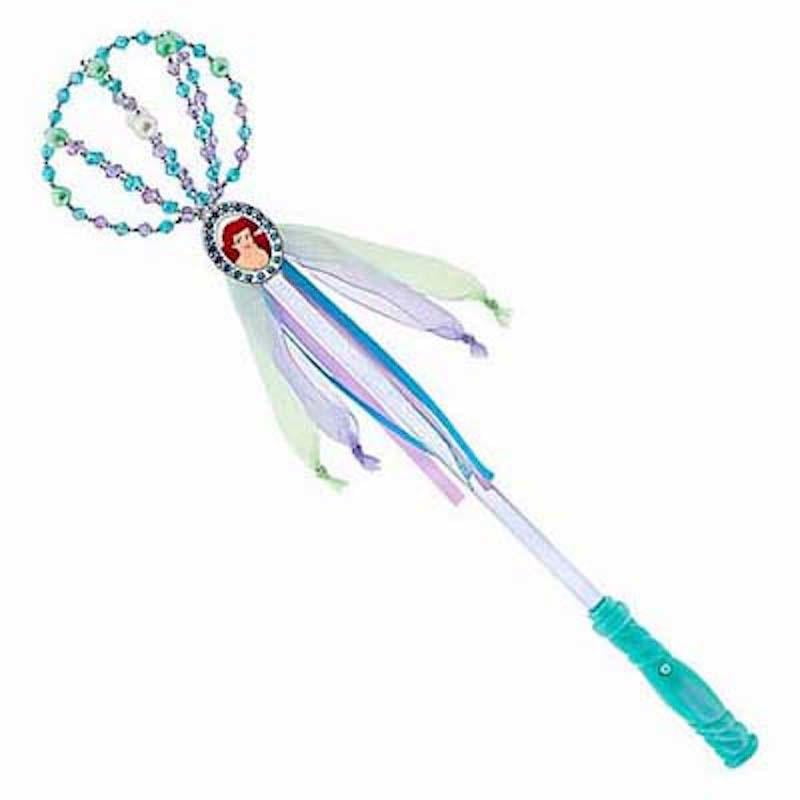 disney parks the little mermaid ariel sparkle light up wand new with