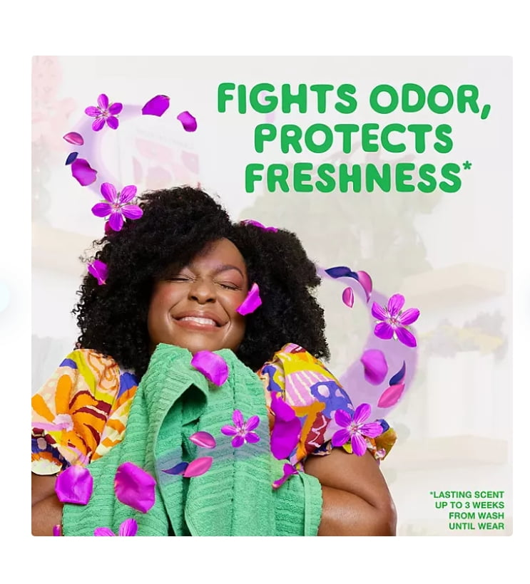 Gain Flings! Odor Defense Fresh Boost Laundry Detergent Pacs, Vibrant Bloom, 108