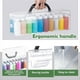 thumbnail image 4 of Caja de Almacenamiento de 3 Piezas para Pinturas Acrílicas de 56 Ml, Organizador Portátil de Acrílico para Manualidades con Asa, 30 Negras., 4 of 5