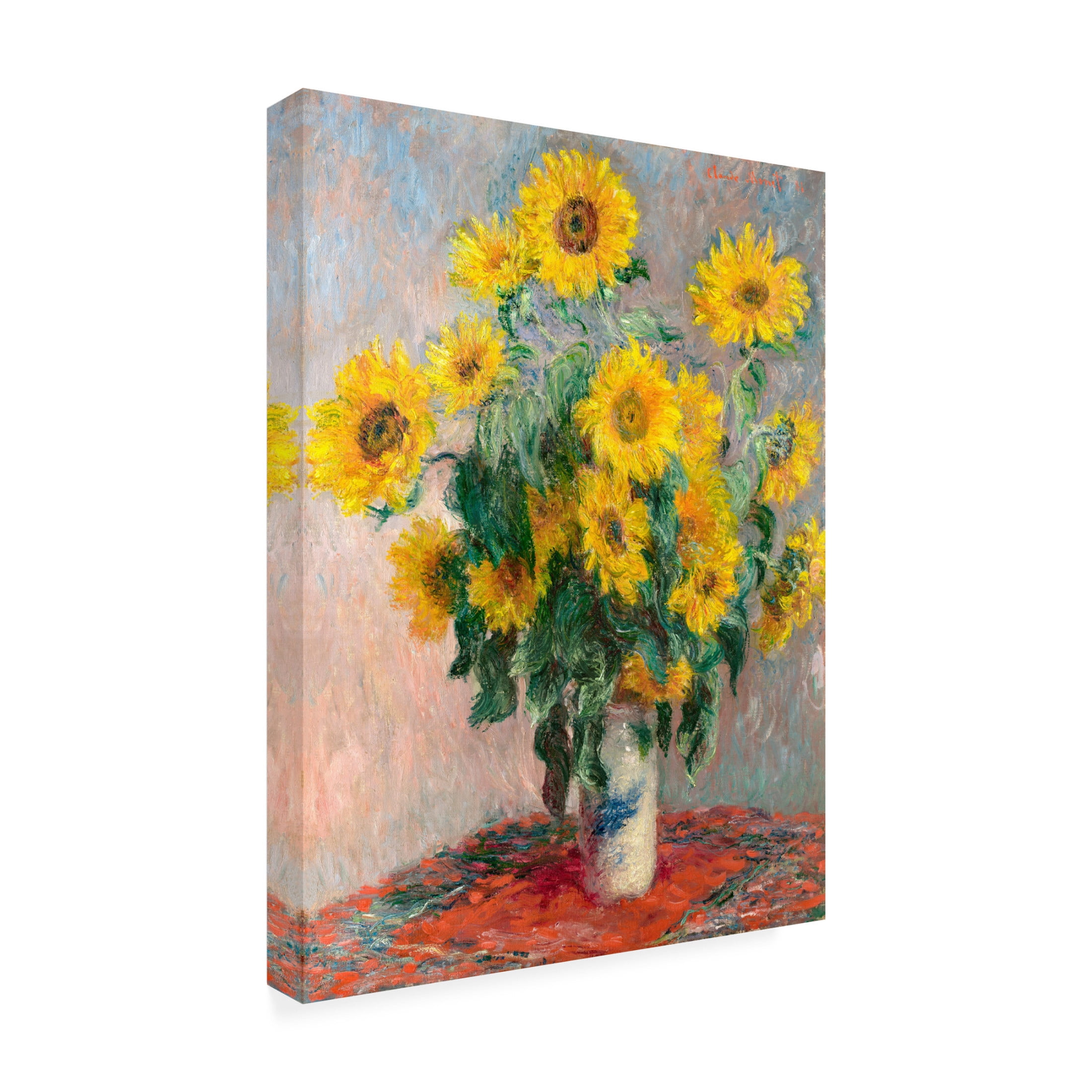 Trademark Fine Art Pictufy  Bouquet Of Sunflowers Canvas Wall Art