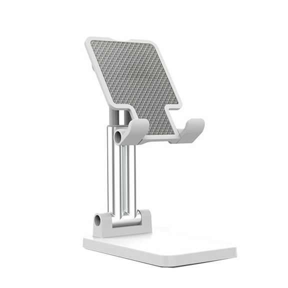 Foldable Desktop Phone Holder - Height Adjustable Phone holder Portable phone holder - white