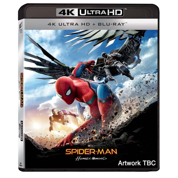 Spider-Man Homecoming 4K Ultra HD Blu-Ray (4K Ultra HD) Marisa Tomei Michael Keaton Tom Holland