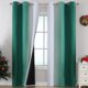 thumbnail image 1 of Cortinas Estelar Textiler 107x213cm Verde Gris Degradado Blackout, 1 of 9