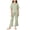 Green, variant on Girls 2 Piece Long Sleeve 2026 Fashion Down Shirts and Wide Leg Pants Sets Outfits Purple 12-13 Years