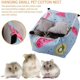 thumbnail image 2 of Mascotas de invierno cálida conejillo de indias conejo erizo cama ardilla hámster colgante cueva jaula Accesorios, 2 of 3