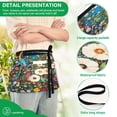 thumbnail image 4 of Yayeee Waist Apron with Pockets for Cooking Waterproof Half Server Aprons, Floral Garden, 4 of 7