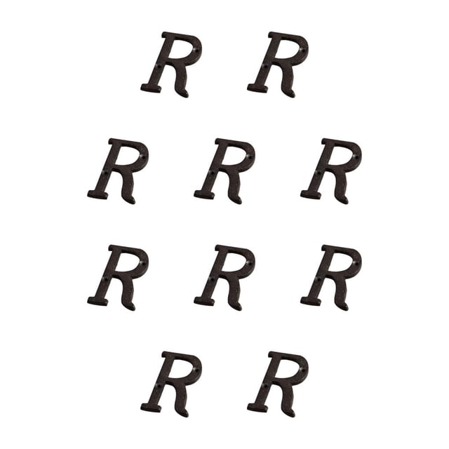 Letrero de casa Advancent con letras de Metal, decoración de hierro, B17--R 10Conjunto