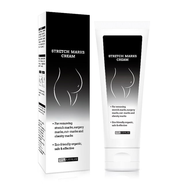 Crema revitalizante reafirmante para reducir las estrías y suavizar la piel del cuerpo, los glúteos y los senos